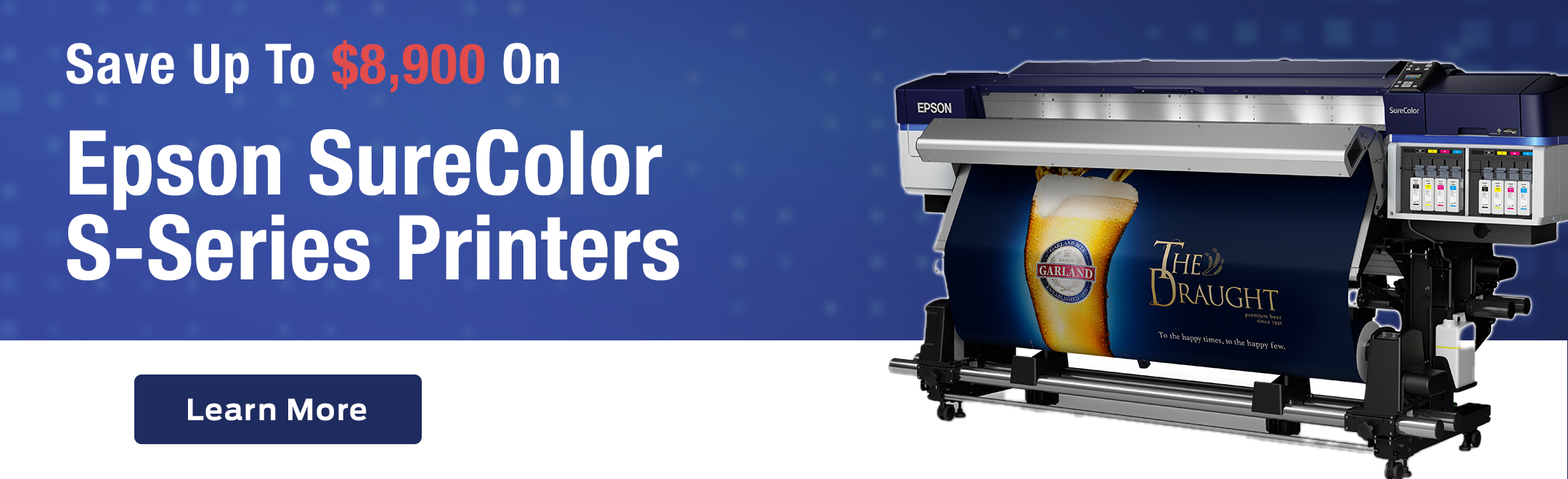 Epson SureColor S-Series Printers Sale up to $8,900 off homepage banner